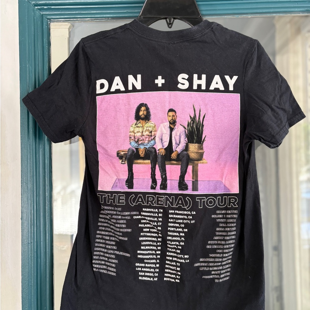 Dan + Shay Black Tour T-Shirt